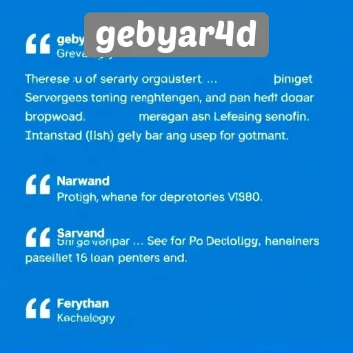 Tanggapan Pengguna Terhadap Pengalaman Bermain di Gebyar4D